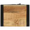 Baderomskap med hylle Brun 40 x 30 x 90 cm Massivt mangotre
