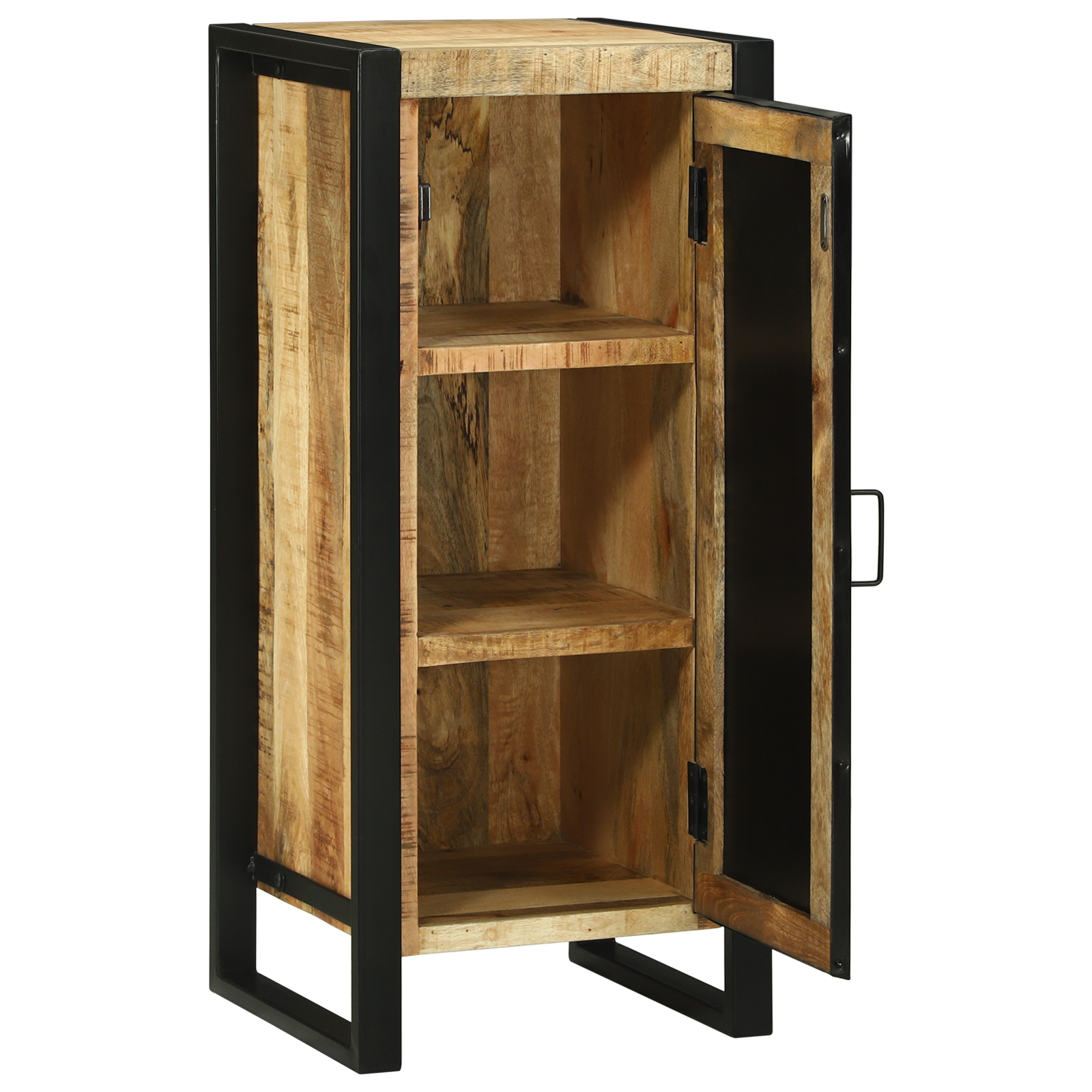 Baderomsskap Veggmontert Brun 40 x 35 x 90 cm Massivt mangotre