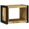 Veggkube med hylle Brun 55 x 35 x 40 cm Massivt mangotre
