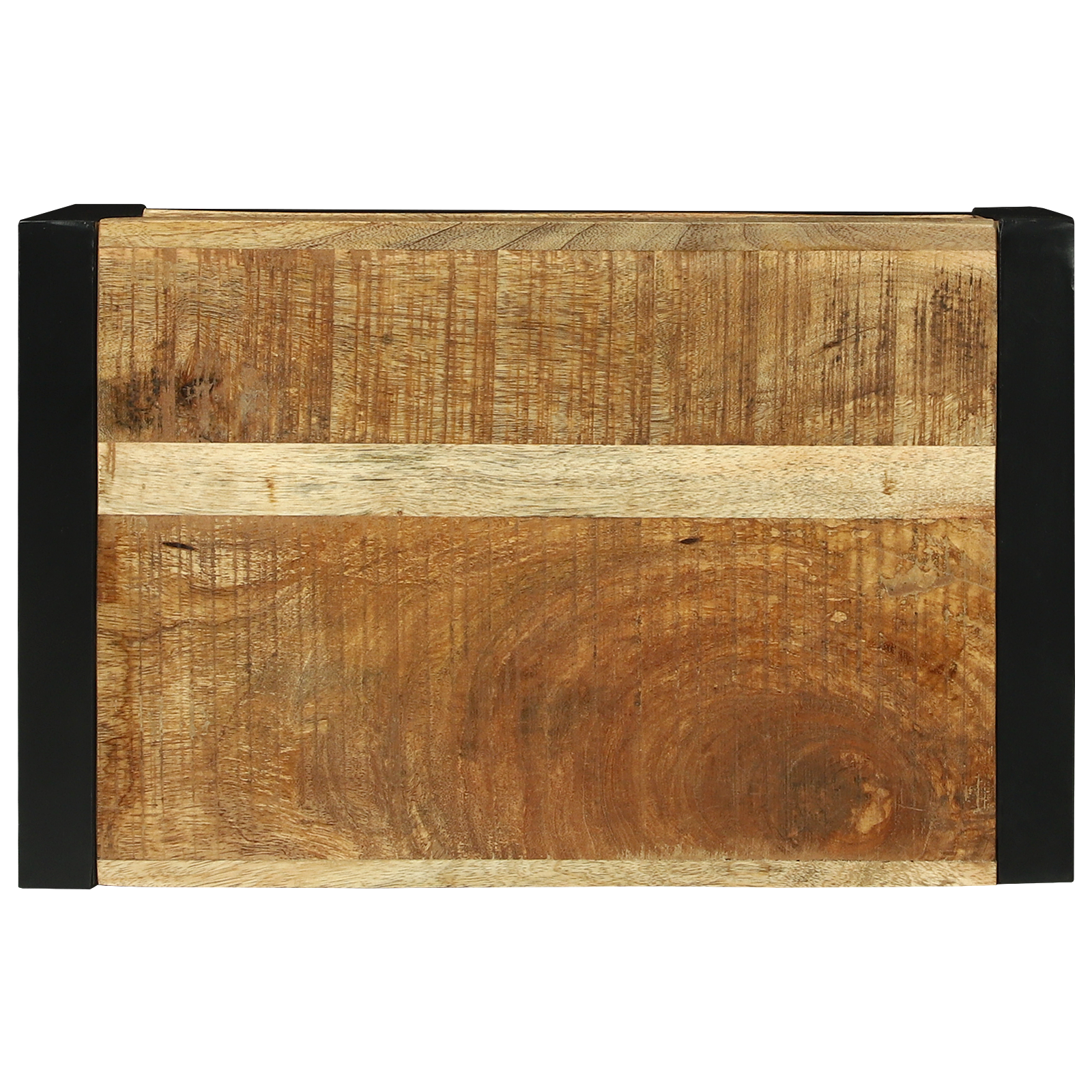 Veggkube med hylle Brun 55 x 35 x 40 cm Massivt mangotre