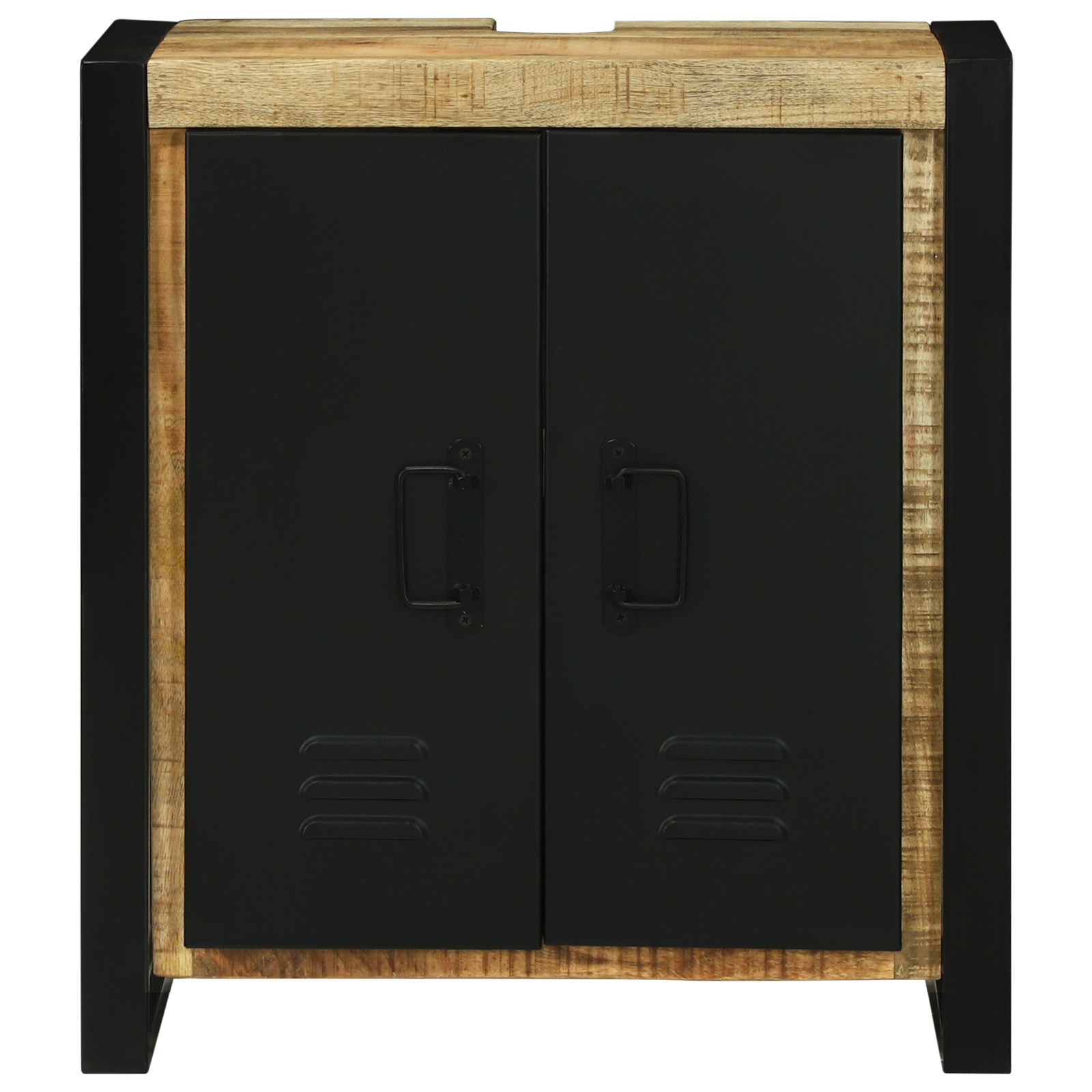 Vask Cabinet med lagring Brun 55 x 35 x 60 cm Massivt mangotre