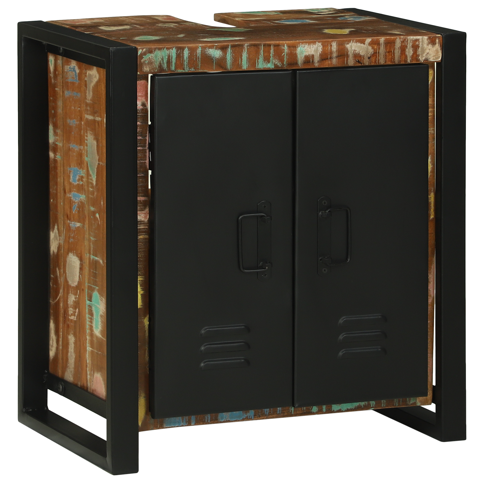 Vask Cabinet Brun 55 x 35 x 60 cm Massivt gjenvunnet tre
