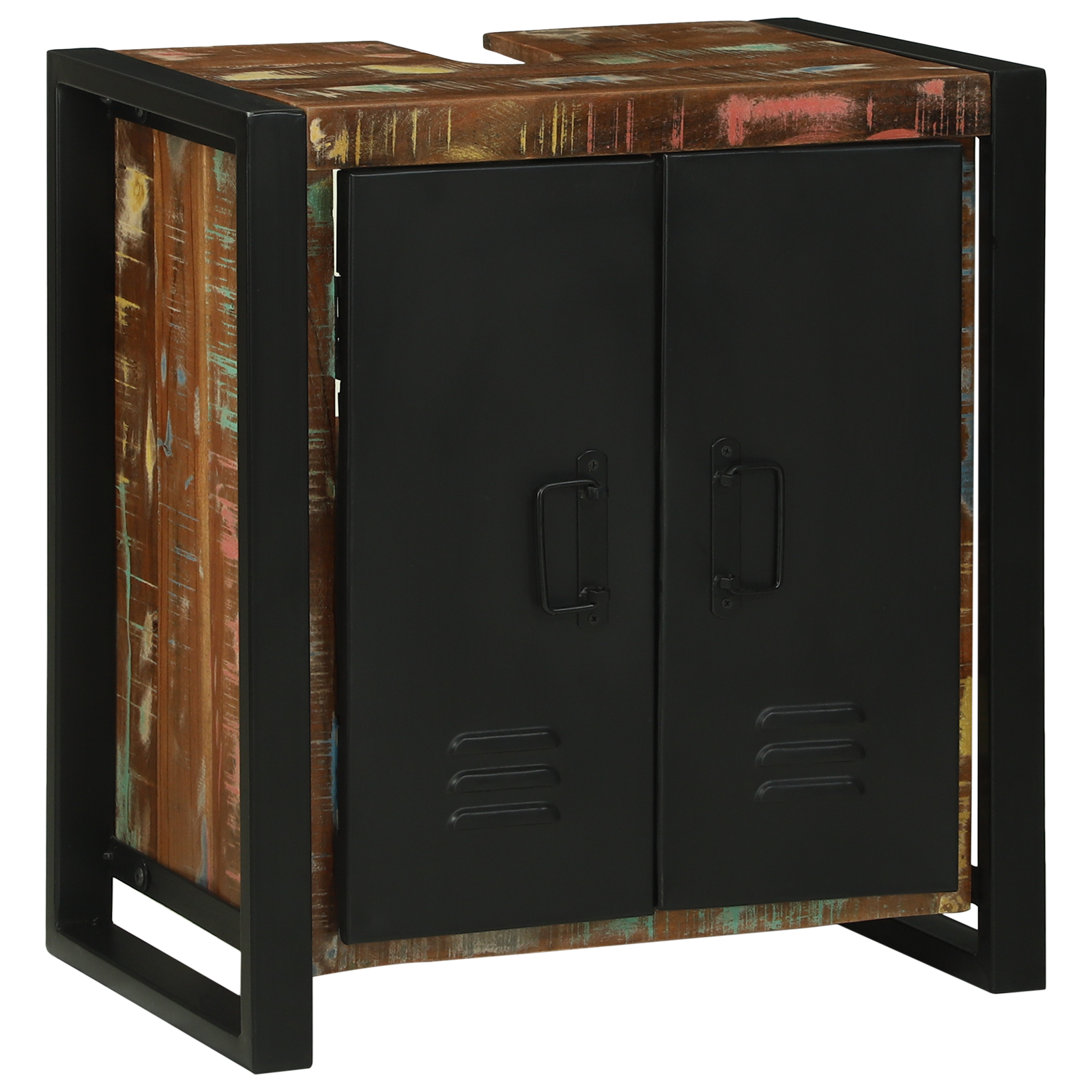Vask Cabinet Brun 55 x 35 x 60 cm Massivt gjenvunnet tre