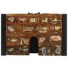 Vask Cabinet Brun 55 x 35 x 60 cm Massivt gjenvunnet tre