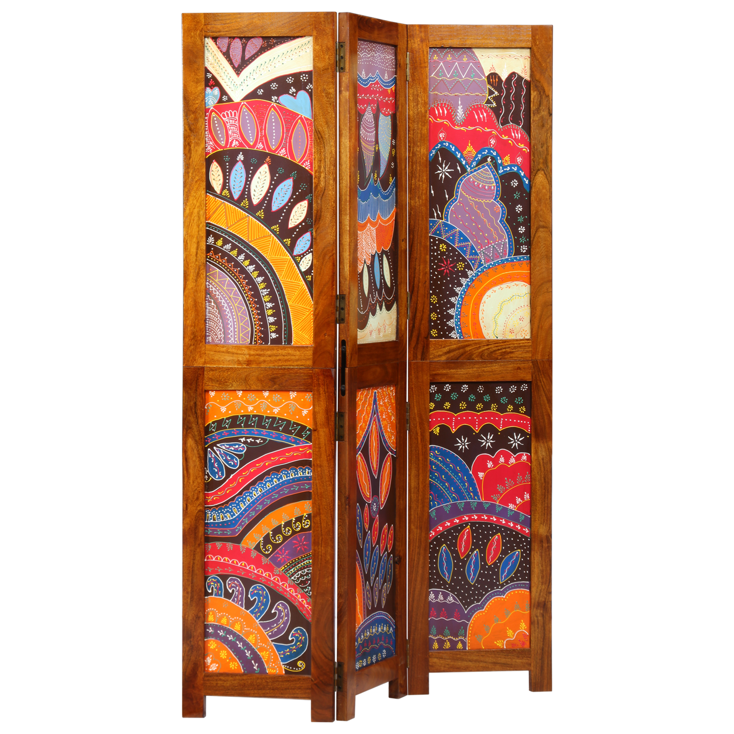 Romdeler Honning brun 105 x 1,5 x 160 cm Solid akasietre