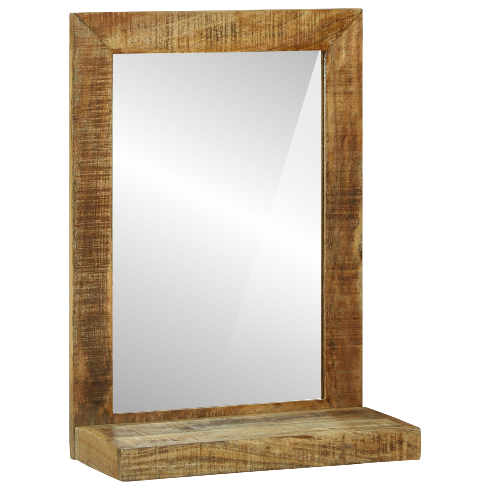 Baderomsspeil Brun 50 x 22 x 70 cm Solid grov mango tre