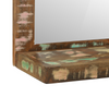 Baderomsspeil Brun 50 x 22 x 70 cm Massiv Rektivert Tre