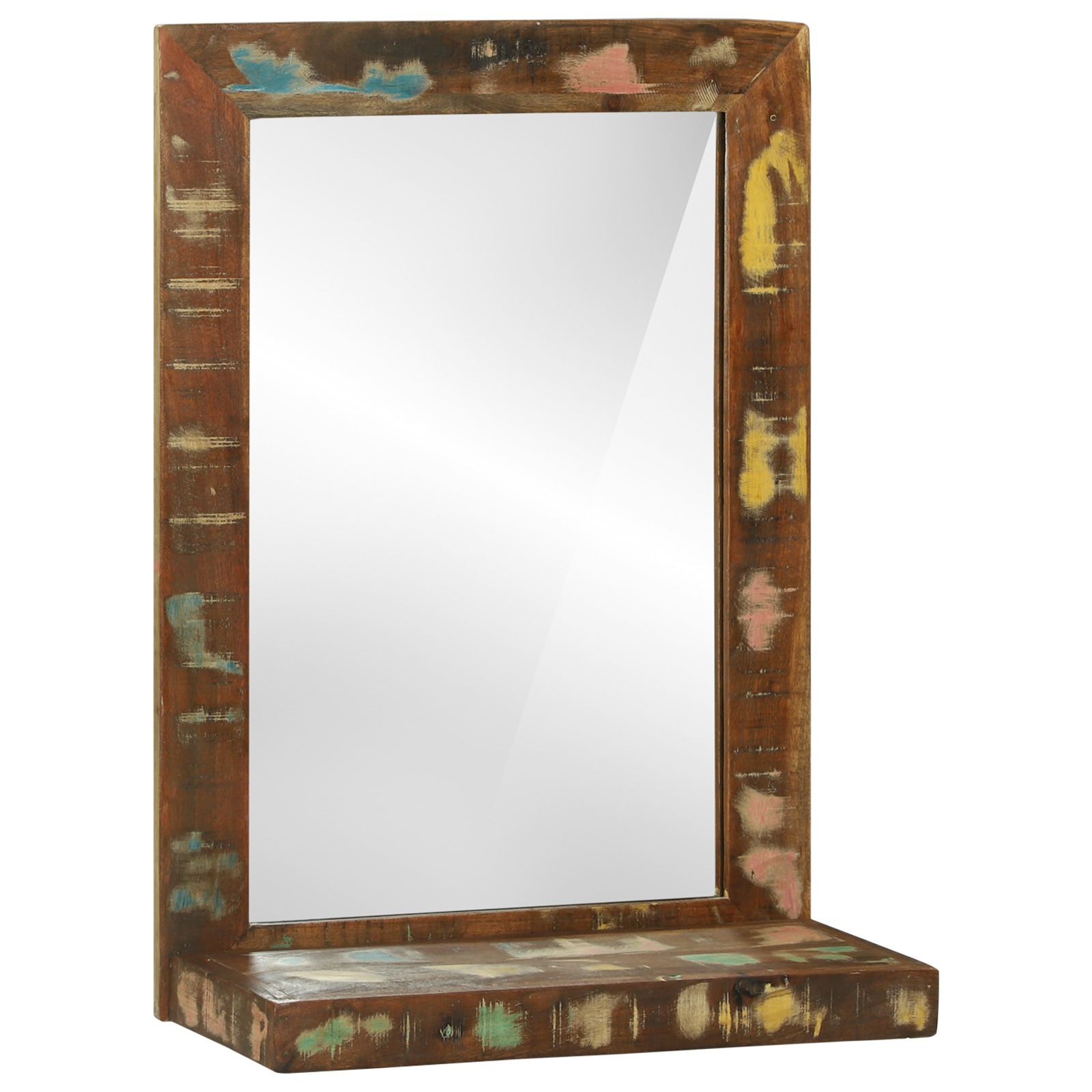 Baderomsspeil Brun 50 x 22 x 70 cm Massiv Rektivert Tre