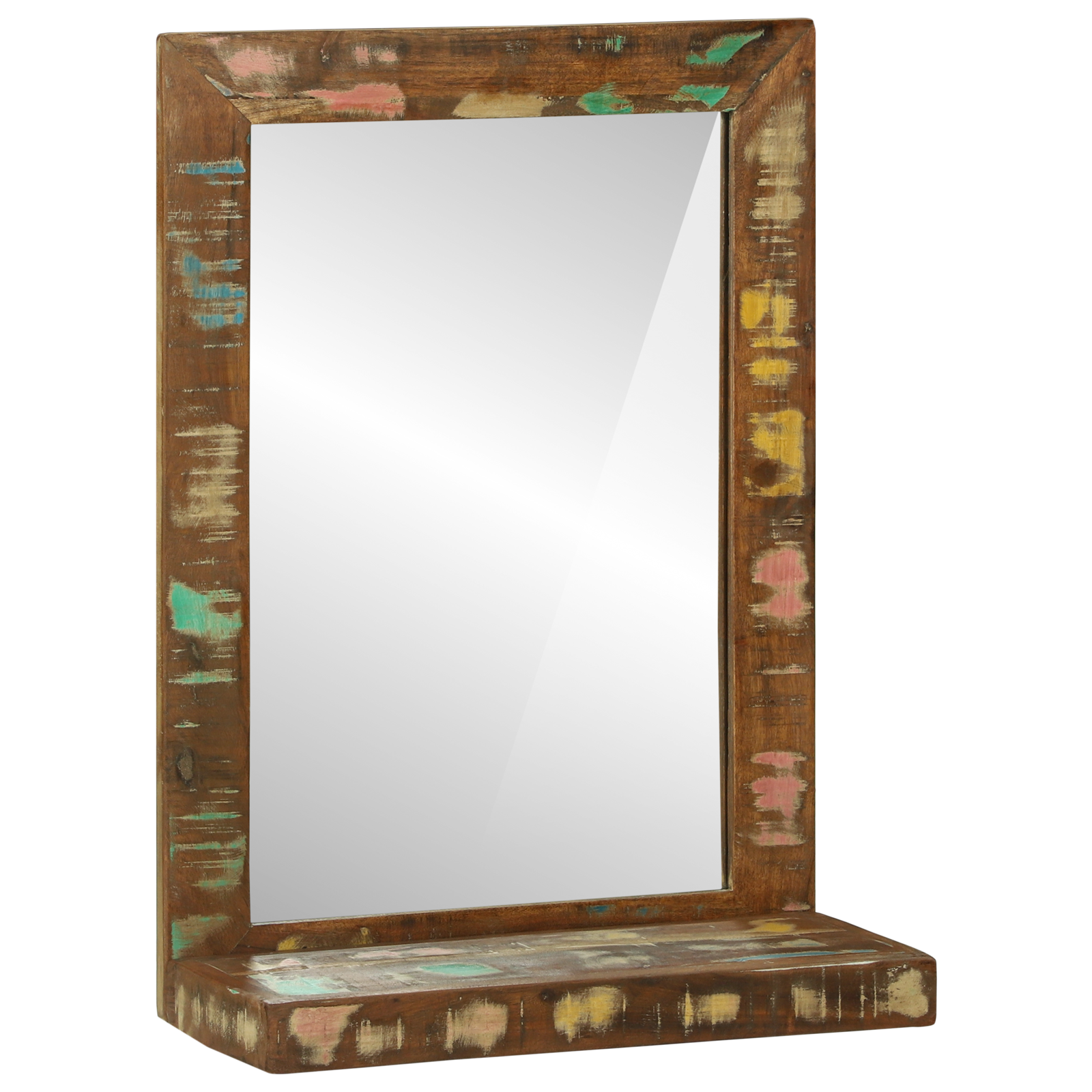 Baderomsspeil Brun 50 x 22 x 70 cm Massiv Rektivert Tre