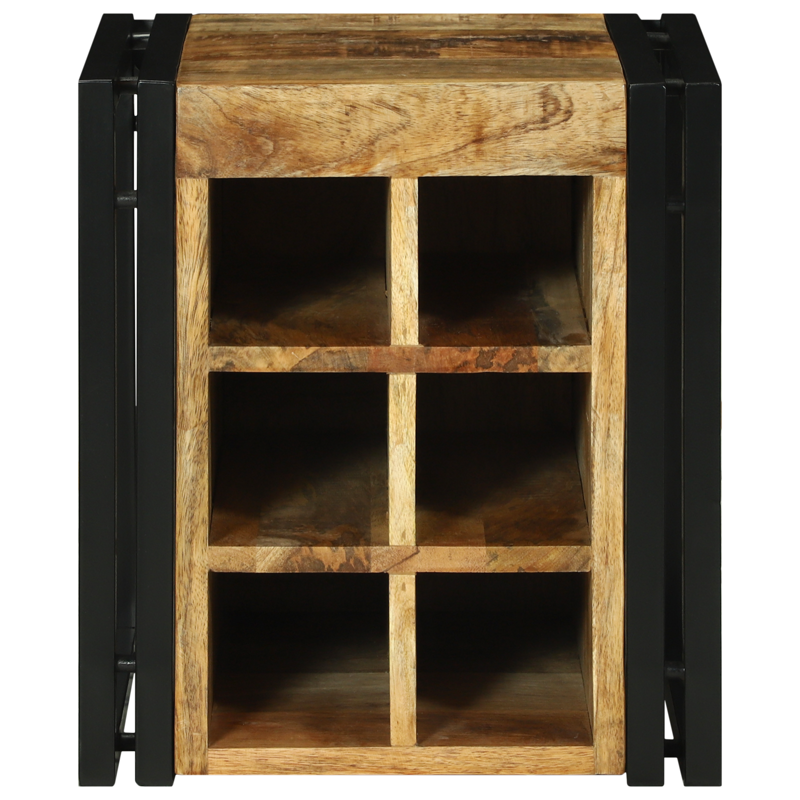 Vinhylle Brun 34.5 x 35 x 39 cm Massivt mangotre