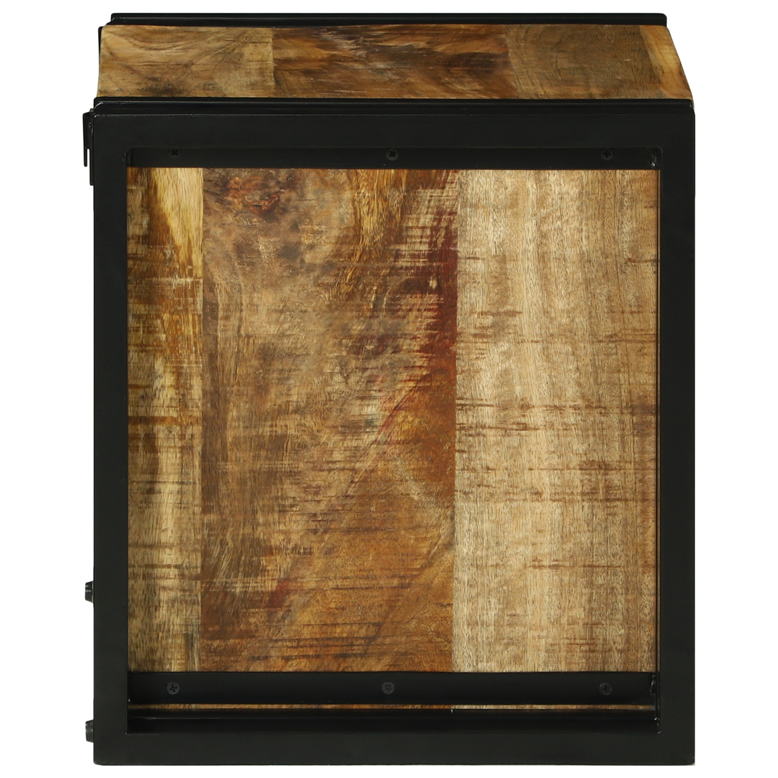 Vinhylle Brun 34.5 x 35 x 39 cm Massivt mangotre