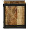 Vinhylle Brun 34.5 x 35 x 39 cm Massivt mangotre