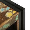 Vinhylle Flerfarget 34.5 x 35 x 39 cm Massivt gjenvunnet tre