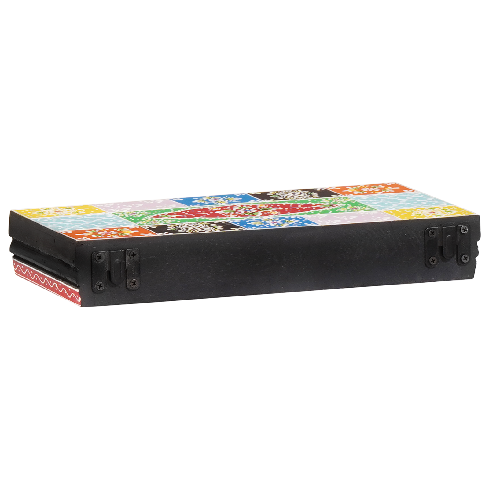 Vegghyller 2 pcs Flerfarget 40 x 20 x 6 cm Massivt mangotre