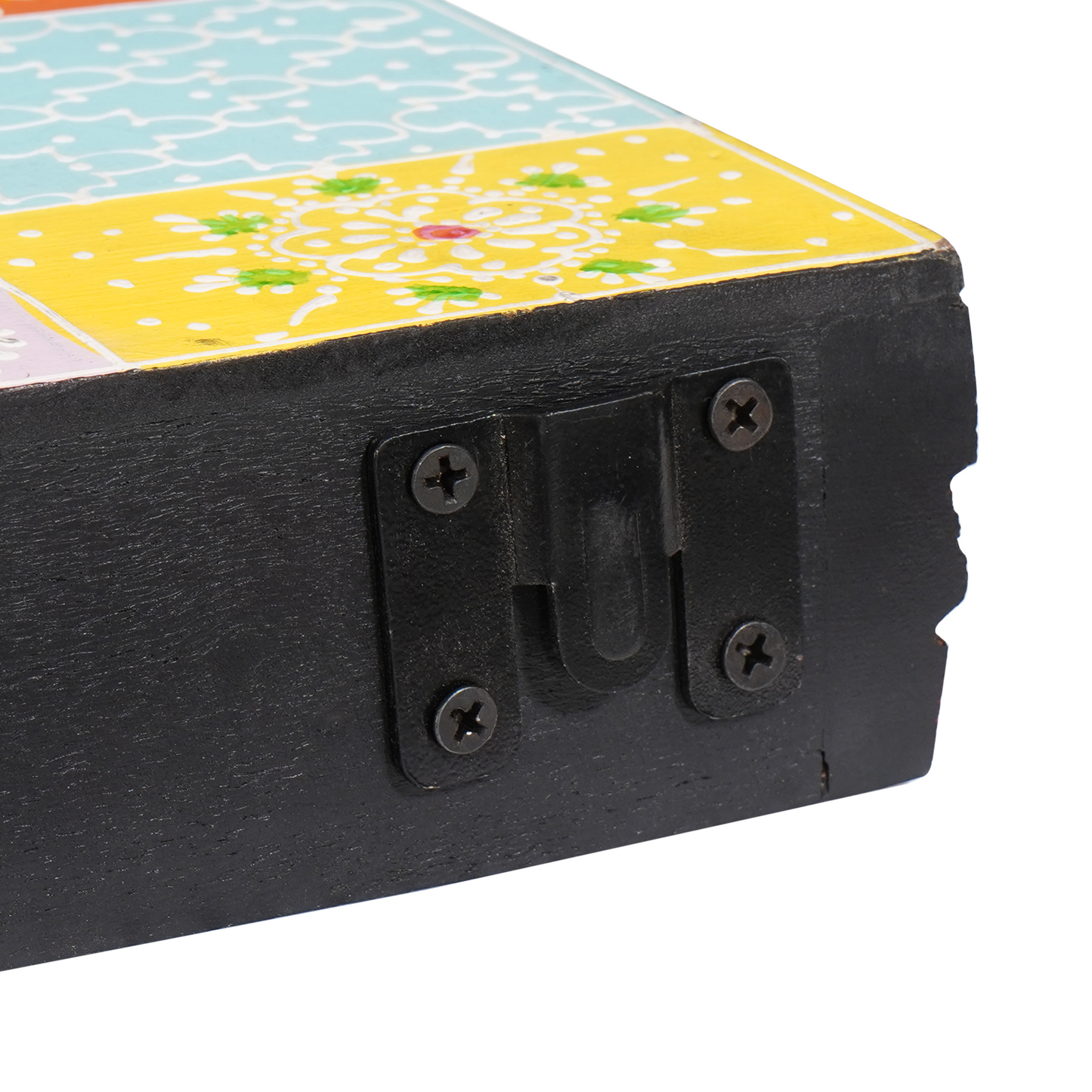 Vegghyller Flerfarget 60 x 20 x 6 cm Massiv mango tre
