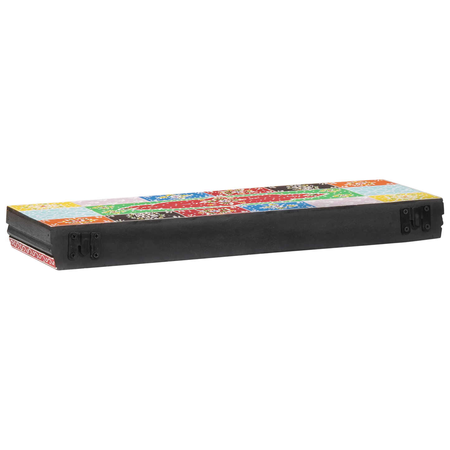 Vegghyller Flerfarget 60 x 20 x 6 cm Massiv mango tre