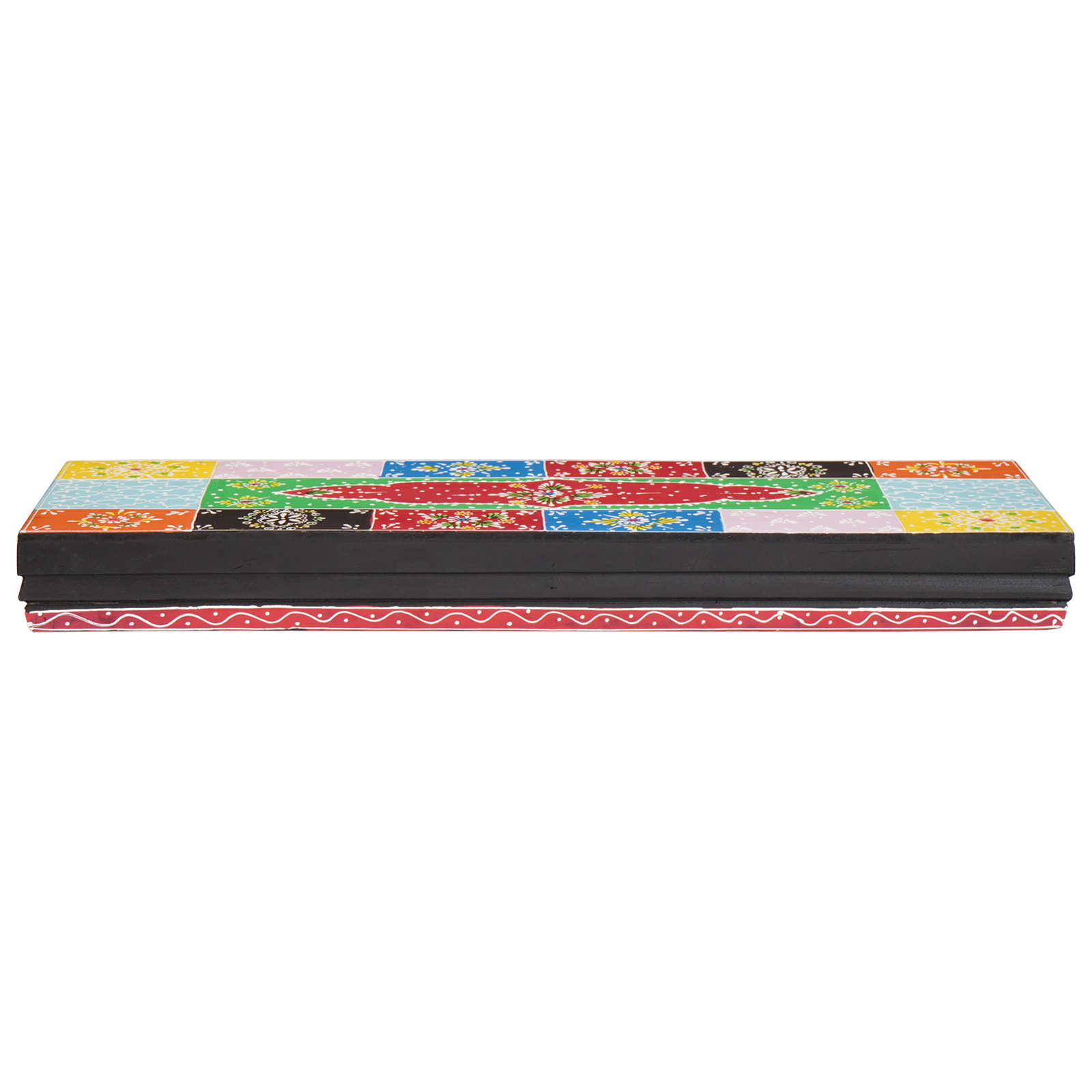 Vegghyller 2 pcs Flerfarget 60 x 20 x 6 cm Massivt mangotre