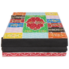 Vegghyller 2 pcs Flerfarget 60 x 20 x 6 cm Massivt mangotre