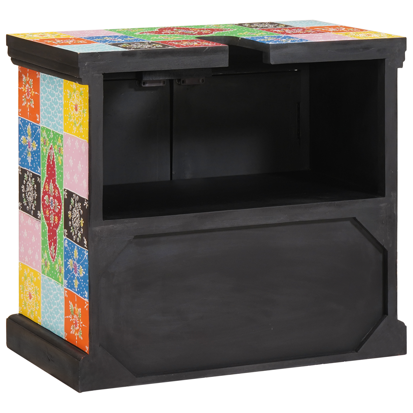 Vaskeskap med lagring Brun 60 x 35 x 55 cm Massiv mango tre