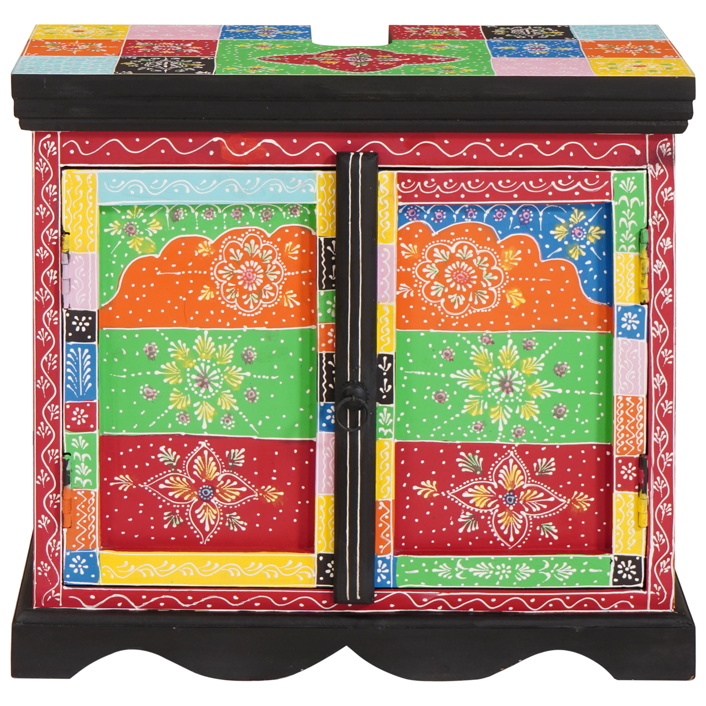 Vaskeskap med lagring Brun 60 x 35 x 55 cm Massiv mango tre