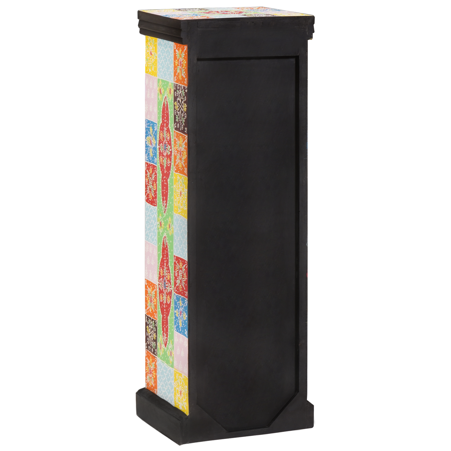 Kommode med lagring Flerfarget 30 x 30 x 90 cm Massiv mango tre