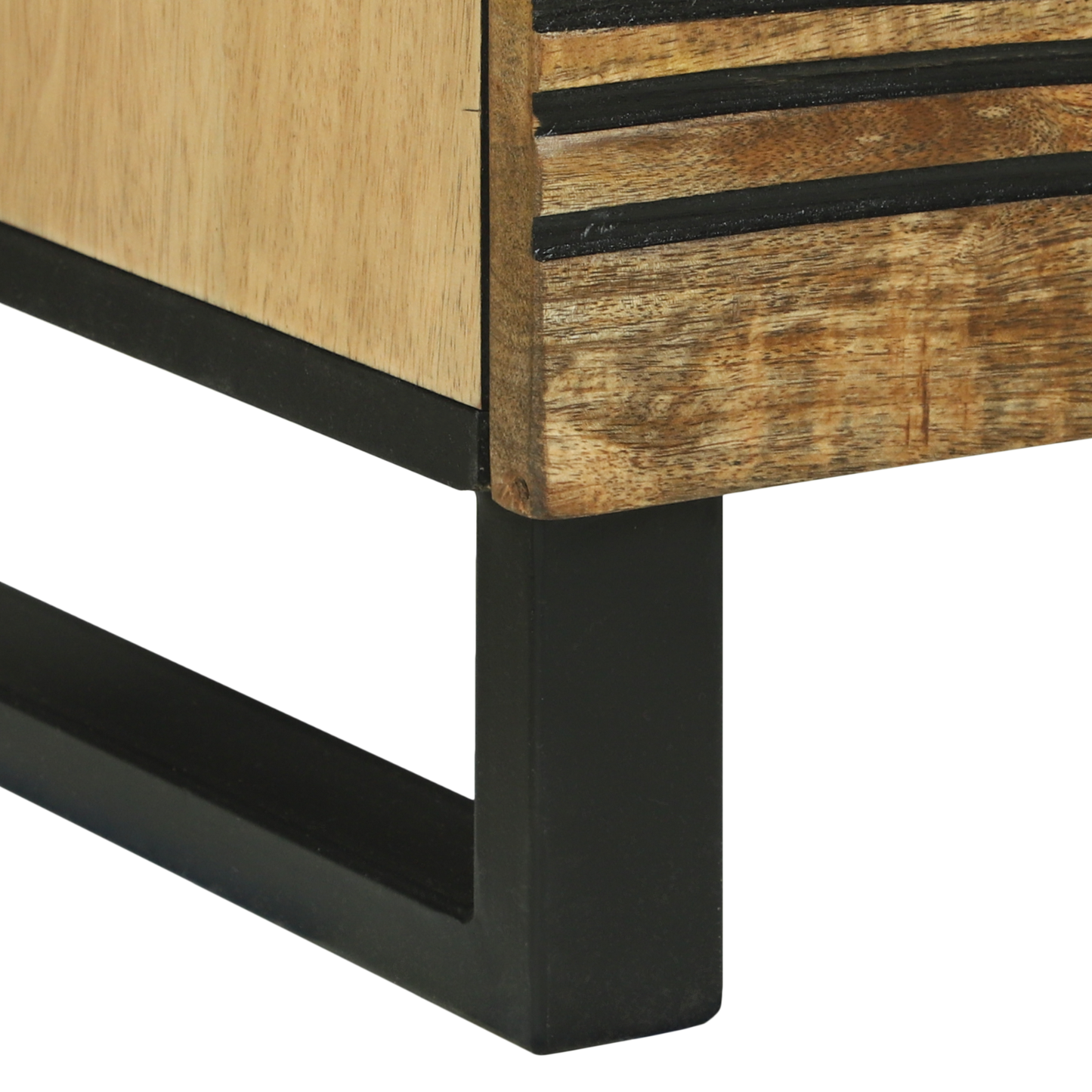 Nattbordskap 2 pcs Naturlig 40 x 33 x 46 cm Konstruert tre