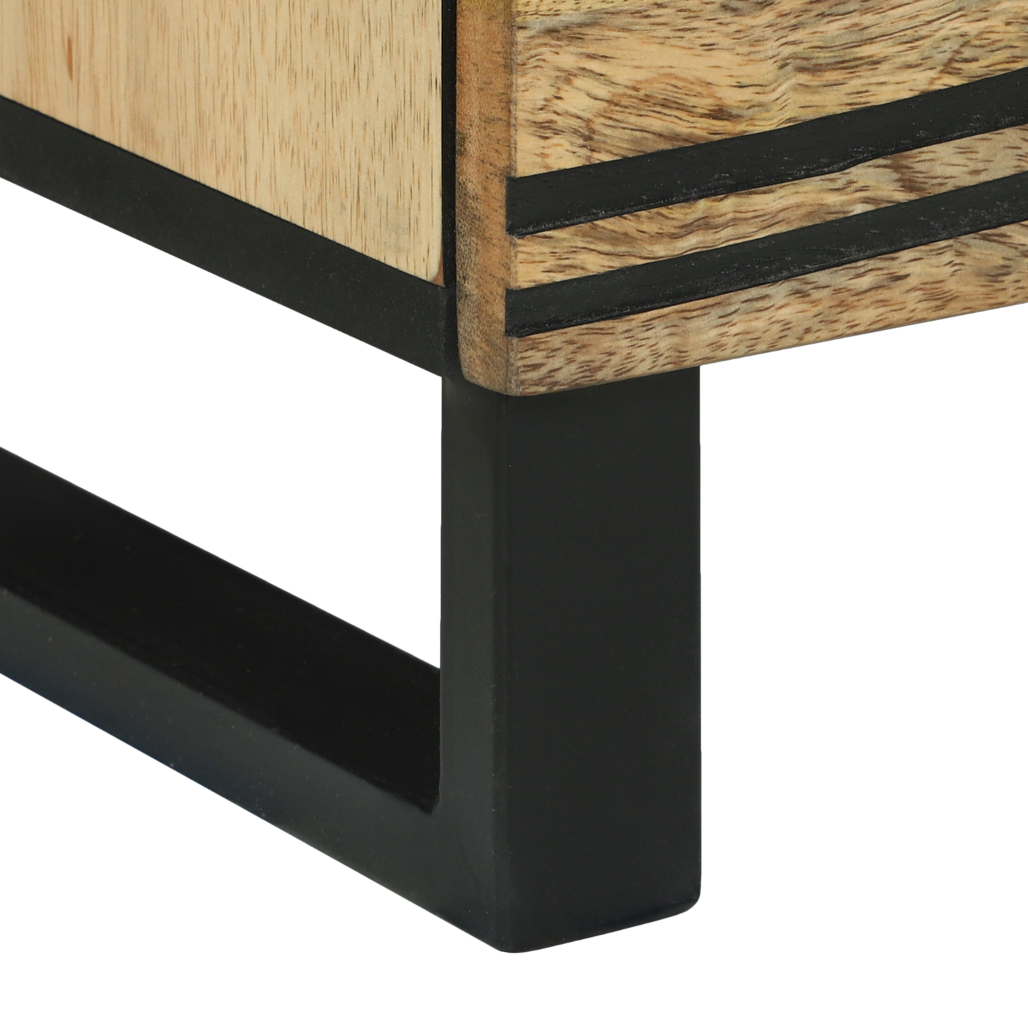 Nattbordskap 2 pcs Naturlig 40 x 33 x 46 cm Konstruert tre