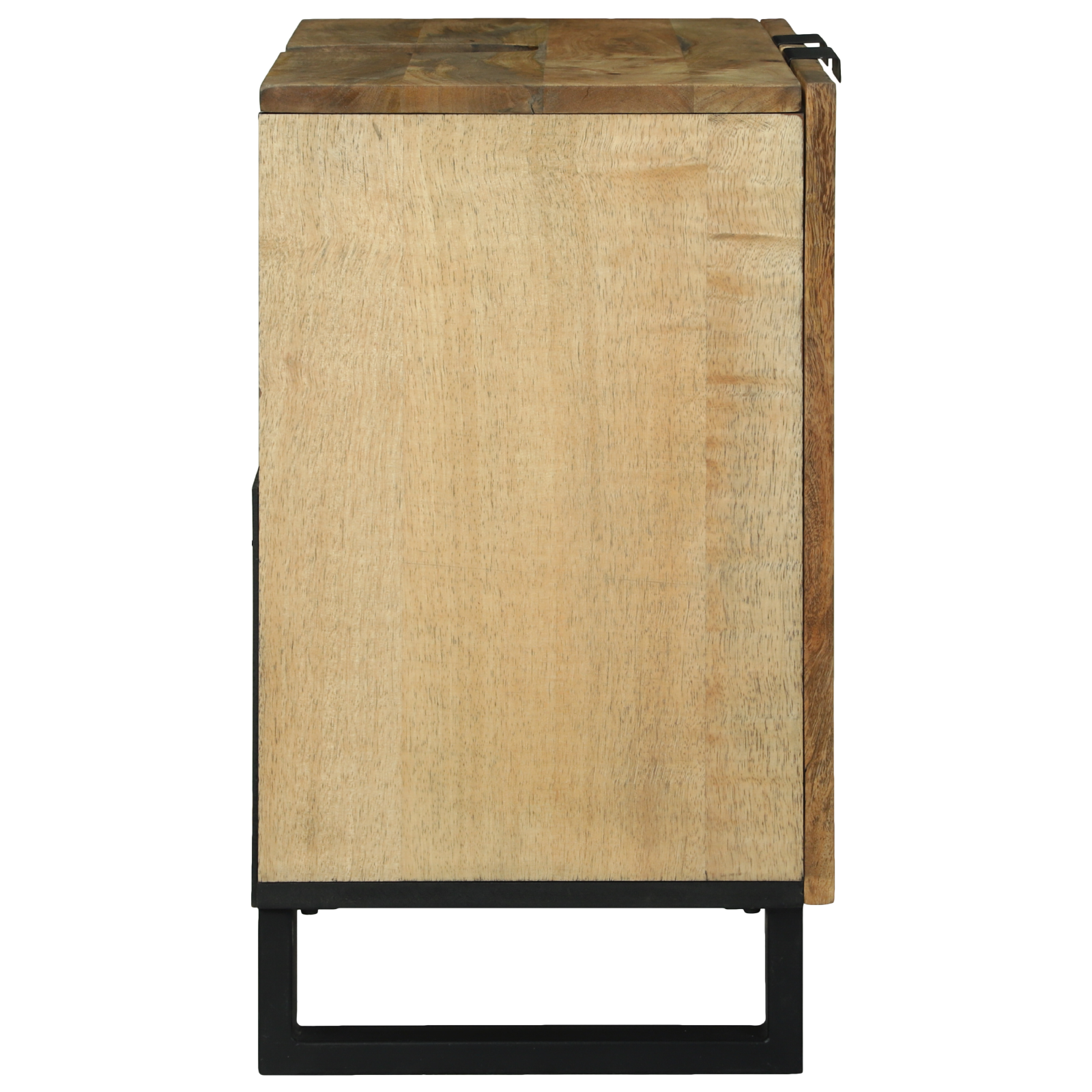 Vaskeskap Brun og svart 62 x 33 x 58 cm Massivt mangotre