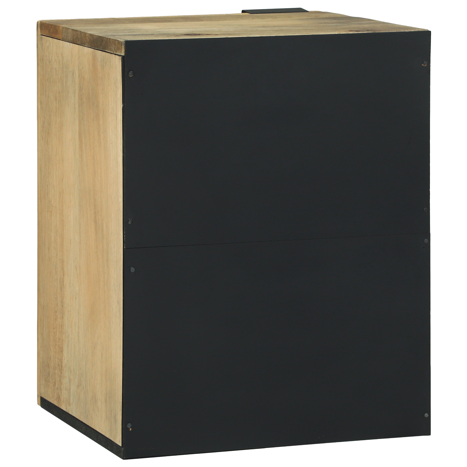 Sinkskap med dør Brun og svart 38 x 33.5 x 48 cm Konstruert tre
