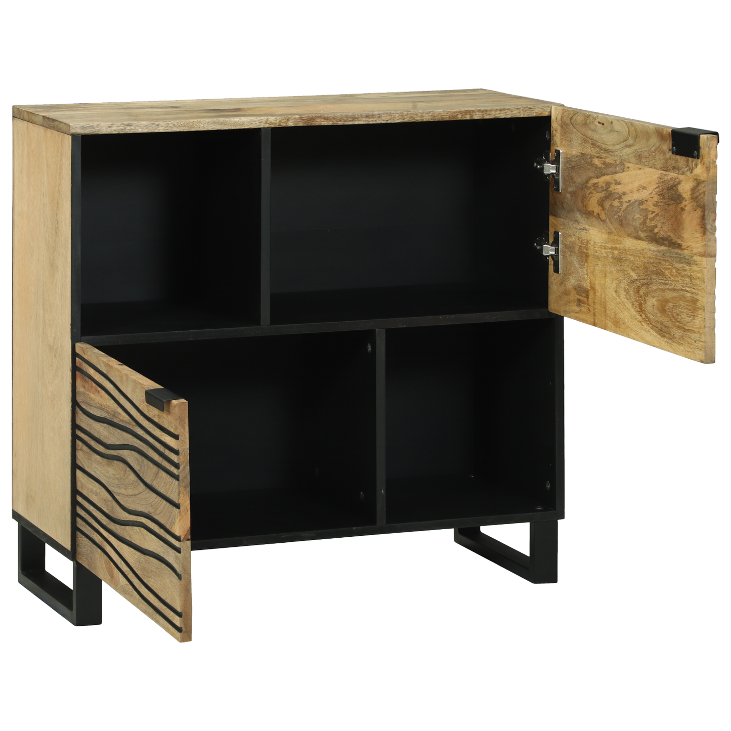 Sideboard Brun 80 x 33 x 75 cm heltre mango