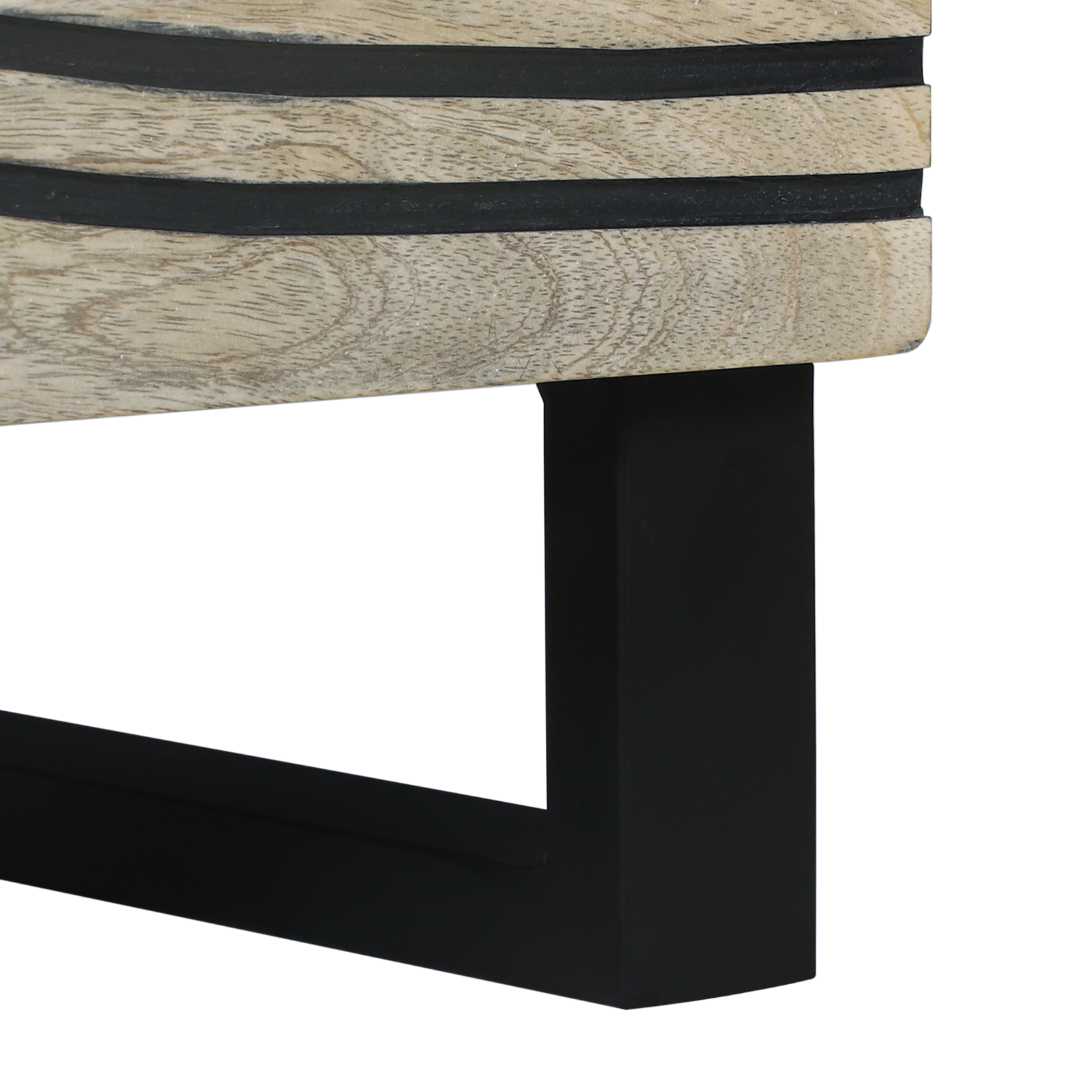 Nattbord 2 pcs Naturlig 40 x 33 x 46 cm heltre mango