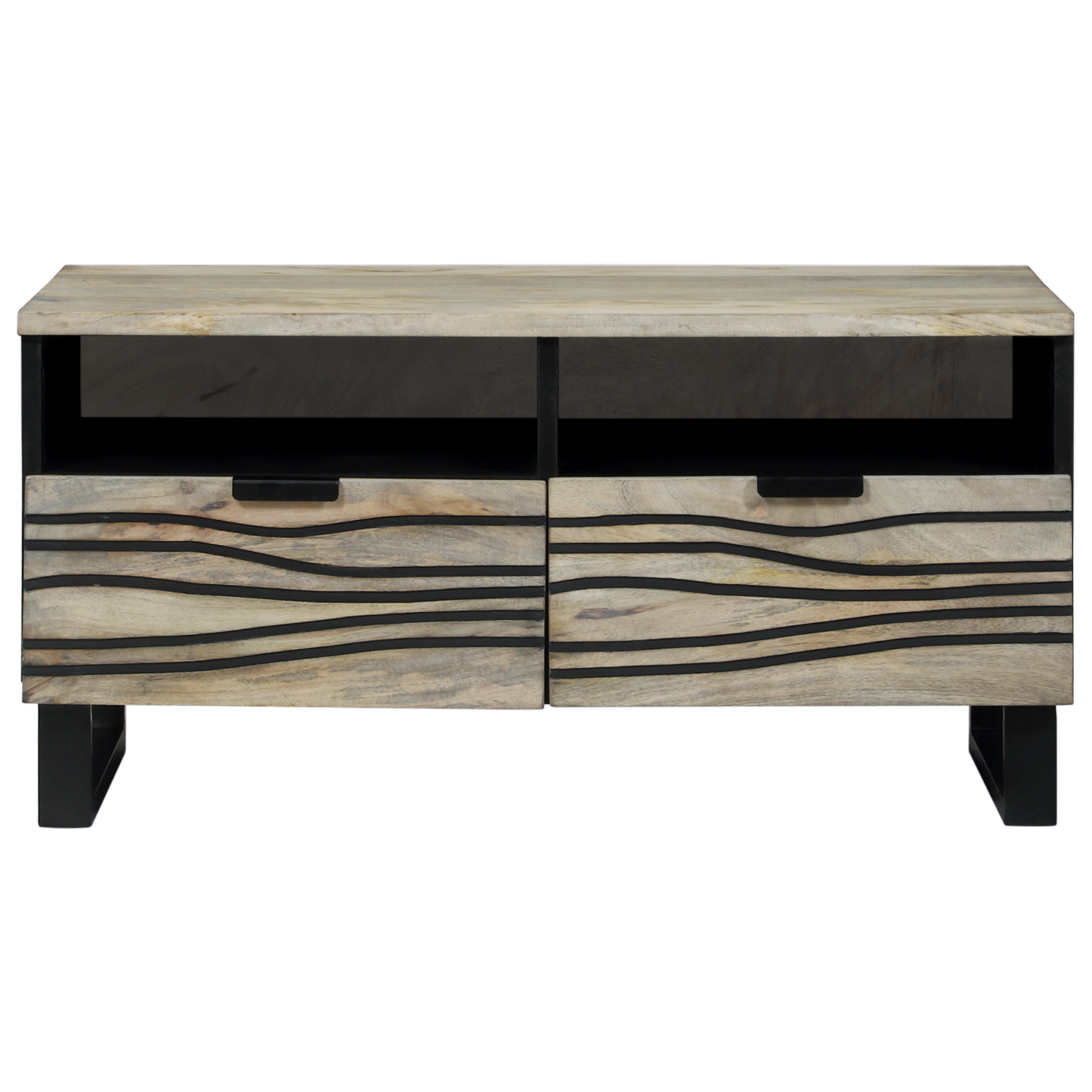Kaffebord Hvit 80 x 54 x 40 cm Konstruert tre
