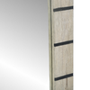 Baderomsspeil Brun 50 x 2.5 x 70 cm Massiv mangotre og glass