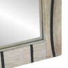 Baderomsspeil Brun 50 x 2.5 x 70 cm Massiv mangotre og glass