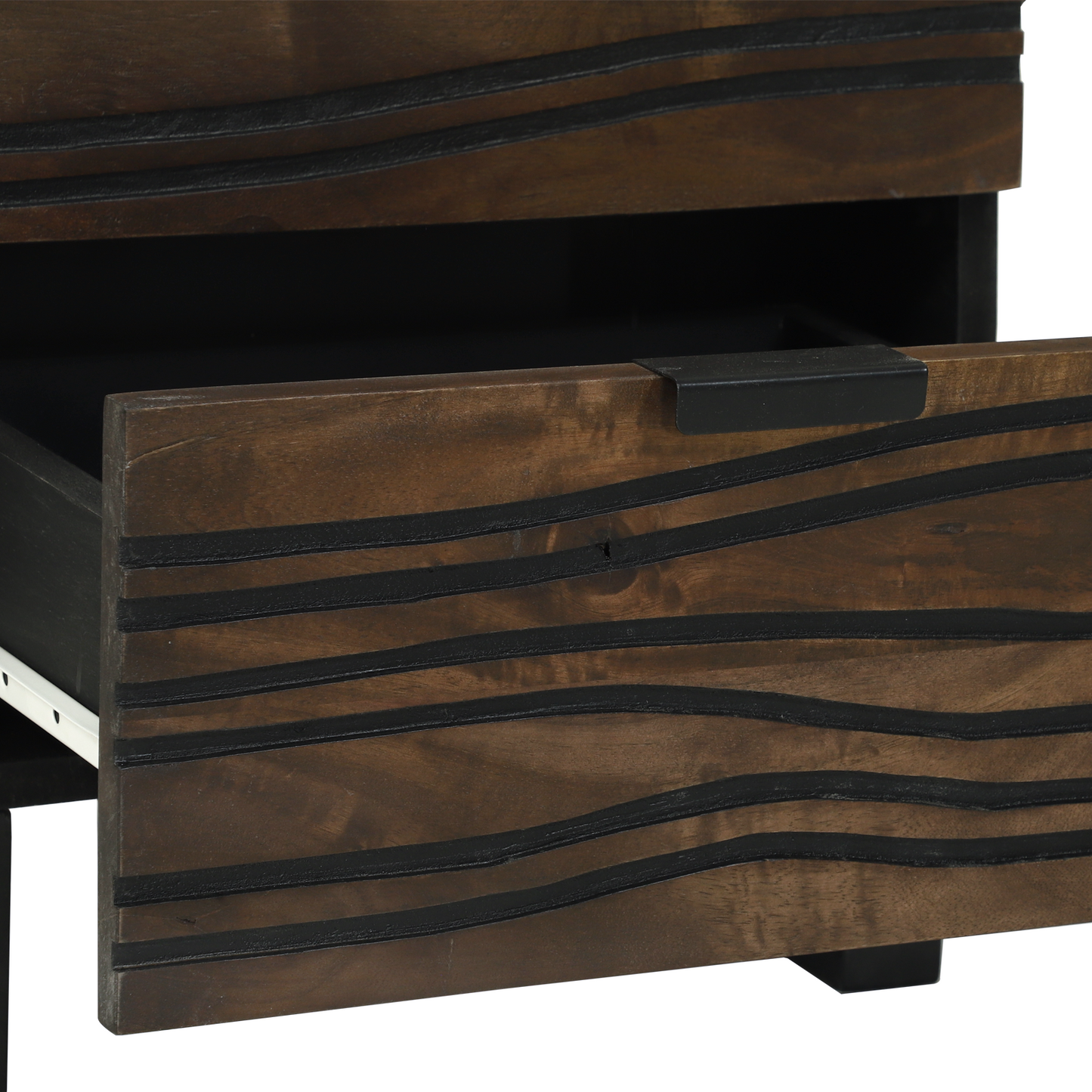 Nattbordskap 2 pcs Valnøtt 40 x 33 x 46 cm Konstruert tre