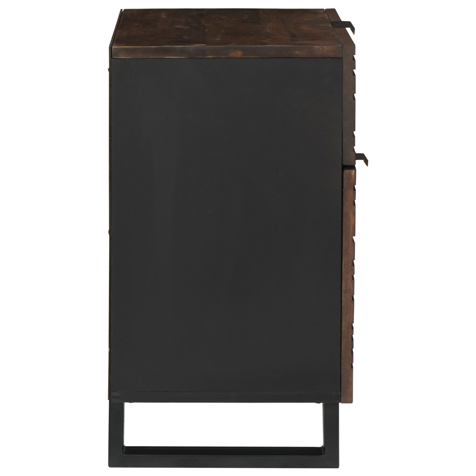 Nattbordskap med skuff Valnøtt 50 x 33 x 60 cm heltre mango