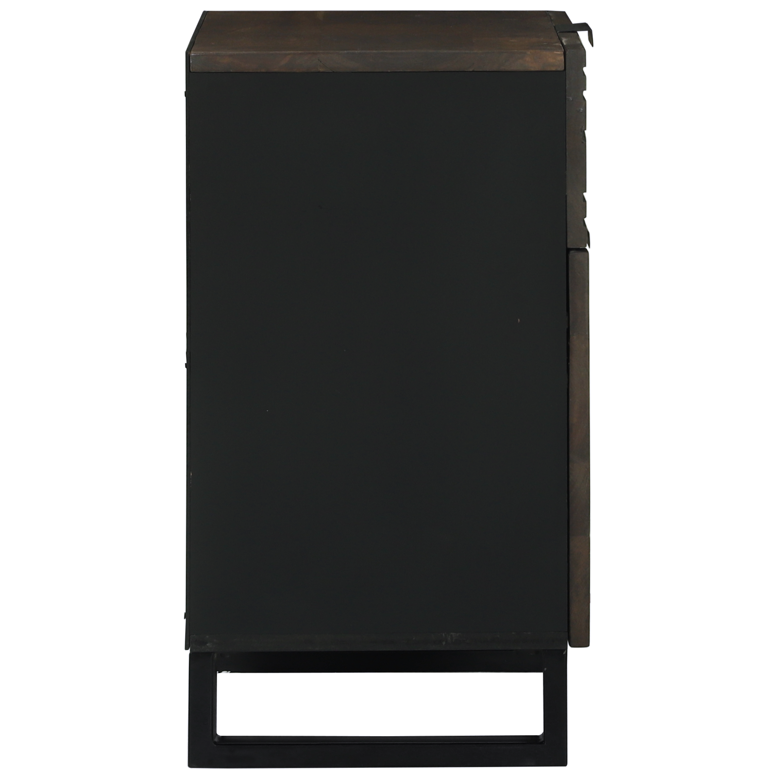 Nattbordskap med skuff Valnøtt 50 x 33 x 60 cm heltre mango