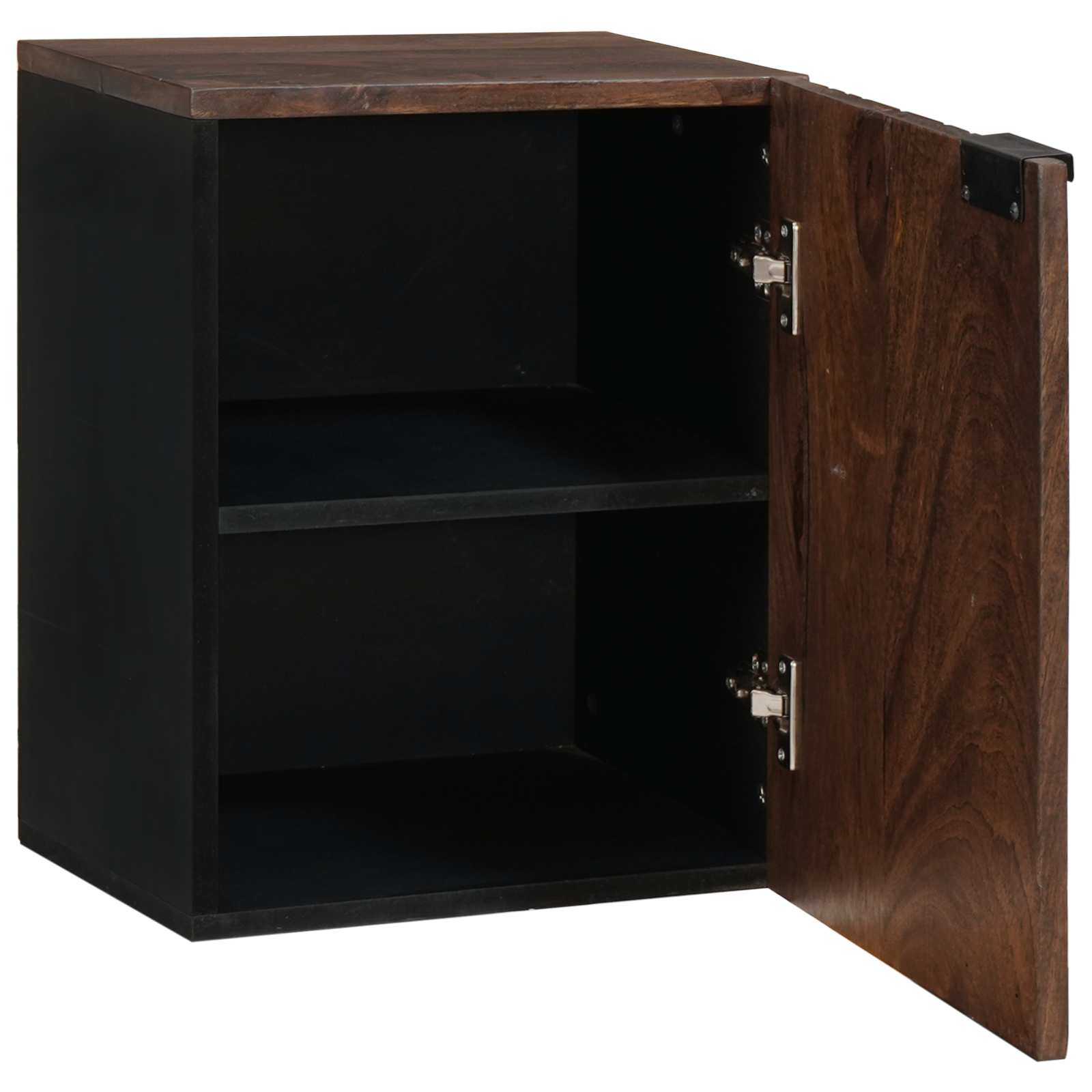 Sinkskap med hylle Brun, svart 38 x 33.5 x 48 cm Konstruert tre