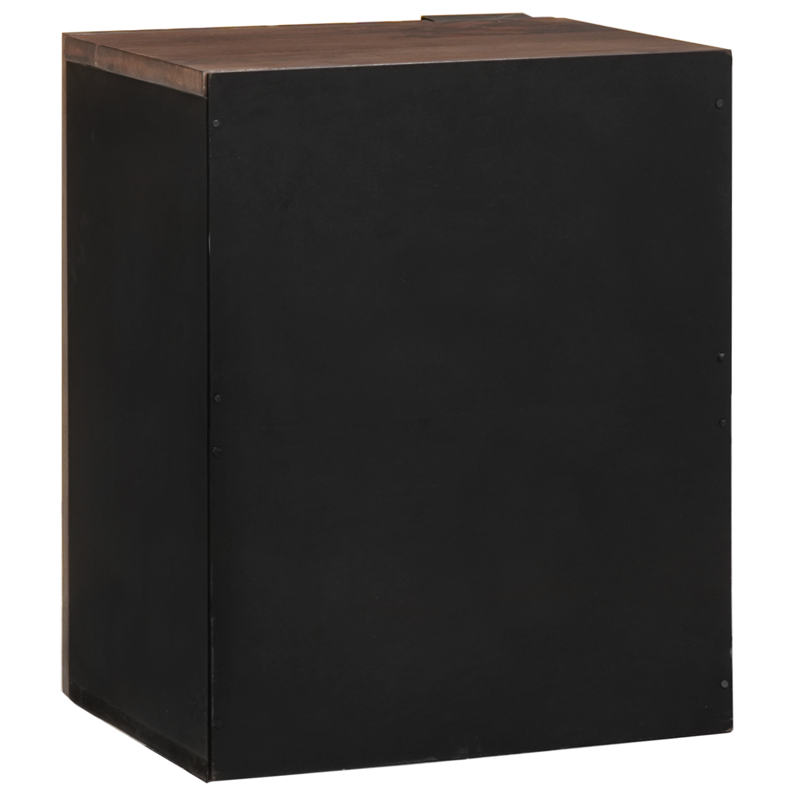 Sinkskap med hylle Brun, svart 38 x 33.5 x 48 cm Konstruert tre