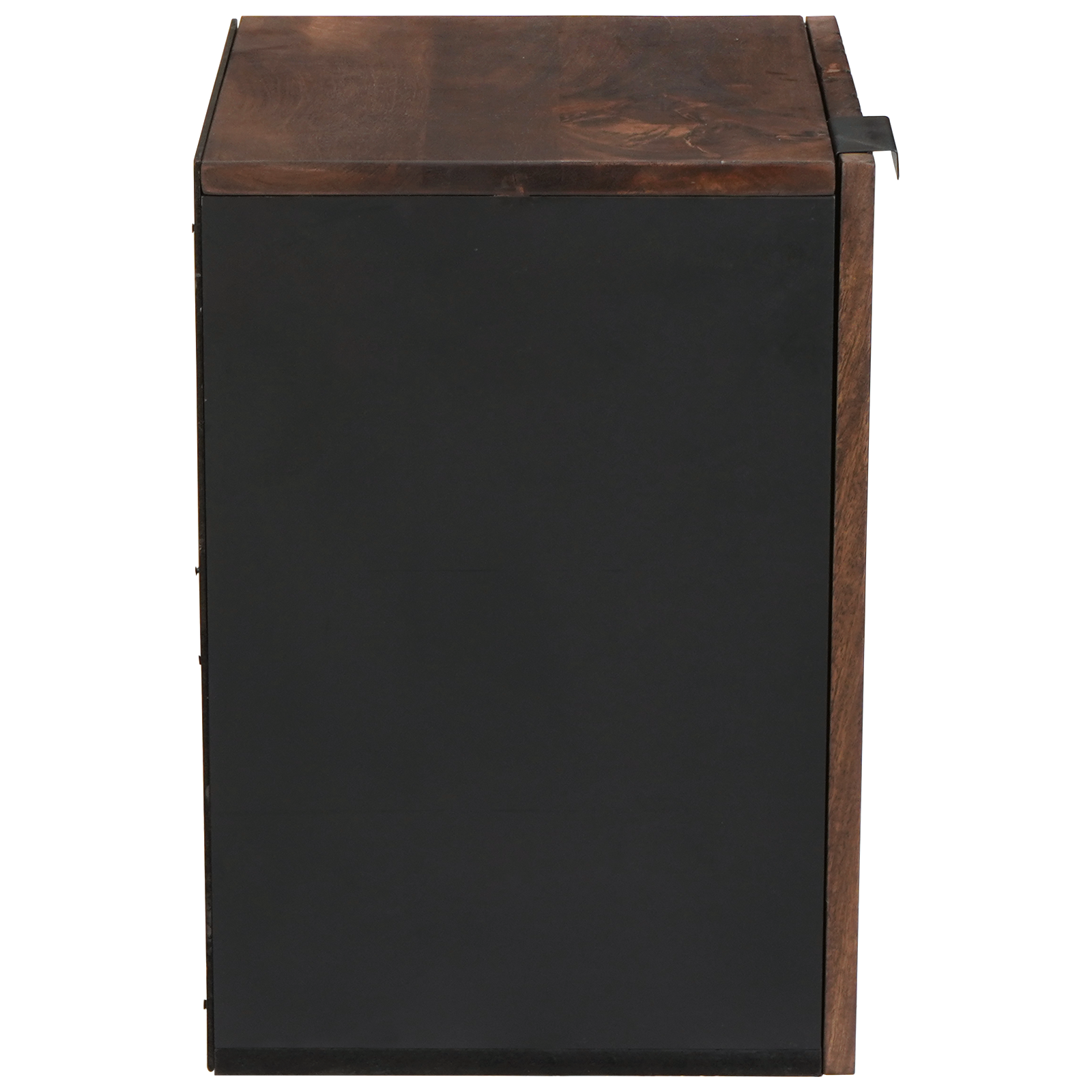 Sinkskap med hylle Brun, svart 38 x 33.5 x 48 cm Konstruert tre