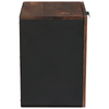 Sinkskap med hylle Brun, svart 38 x 33.5 x 48 cm Konstruert tre