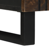 Badskap Brun og svart 38 x 33.5 x 58 cm Massivt mangotre
