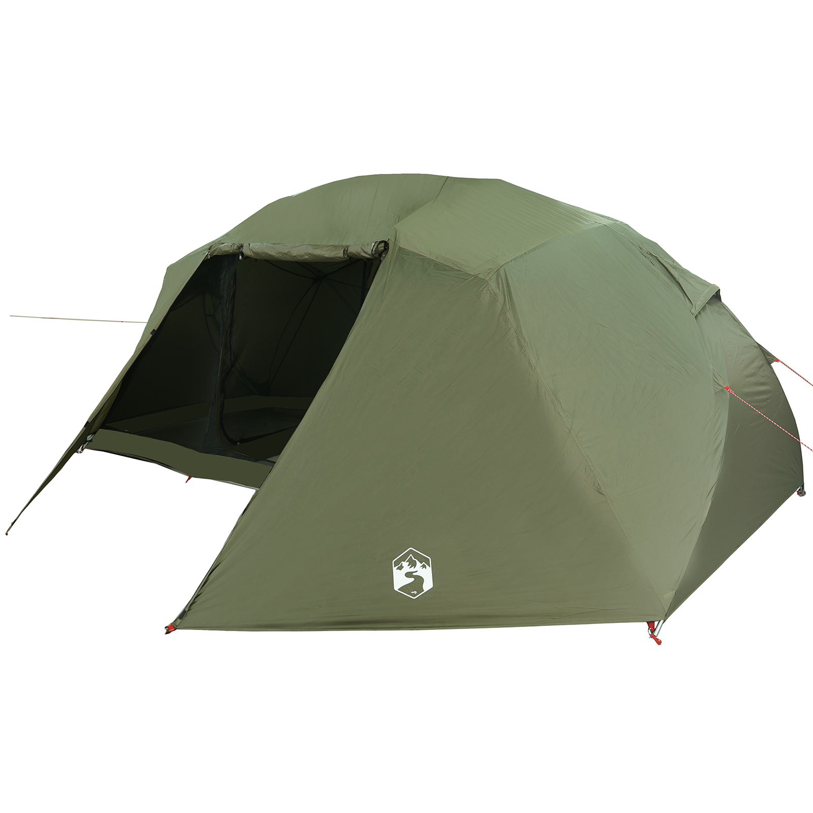 Fisketelt med tak Olivengrønn 514 x 465 x 187 cm Polyester