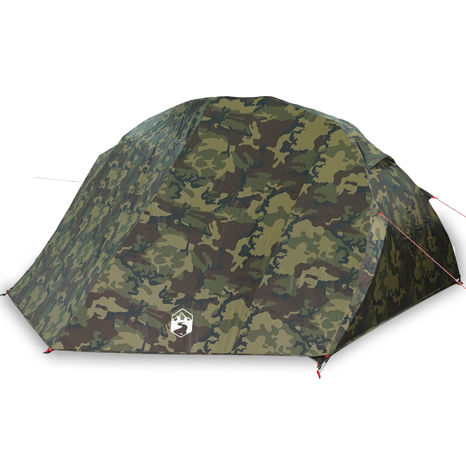 Fisketelt med tak Kamuflasje 514 x 465 x 187 cm Polyester