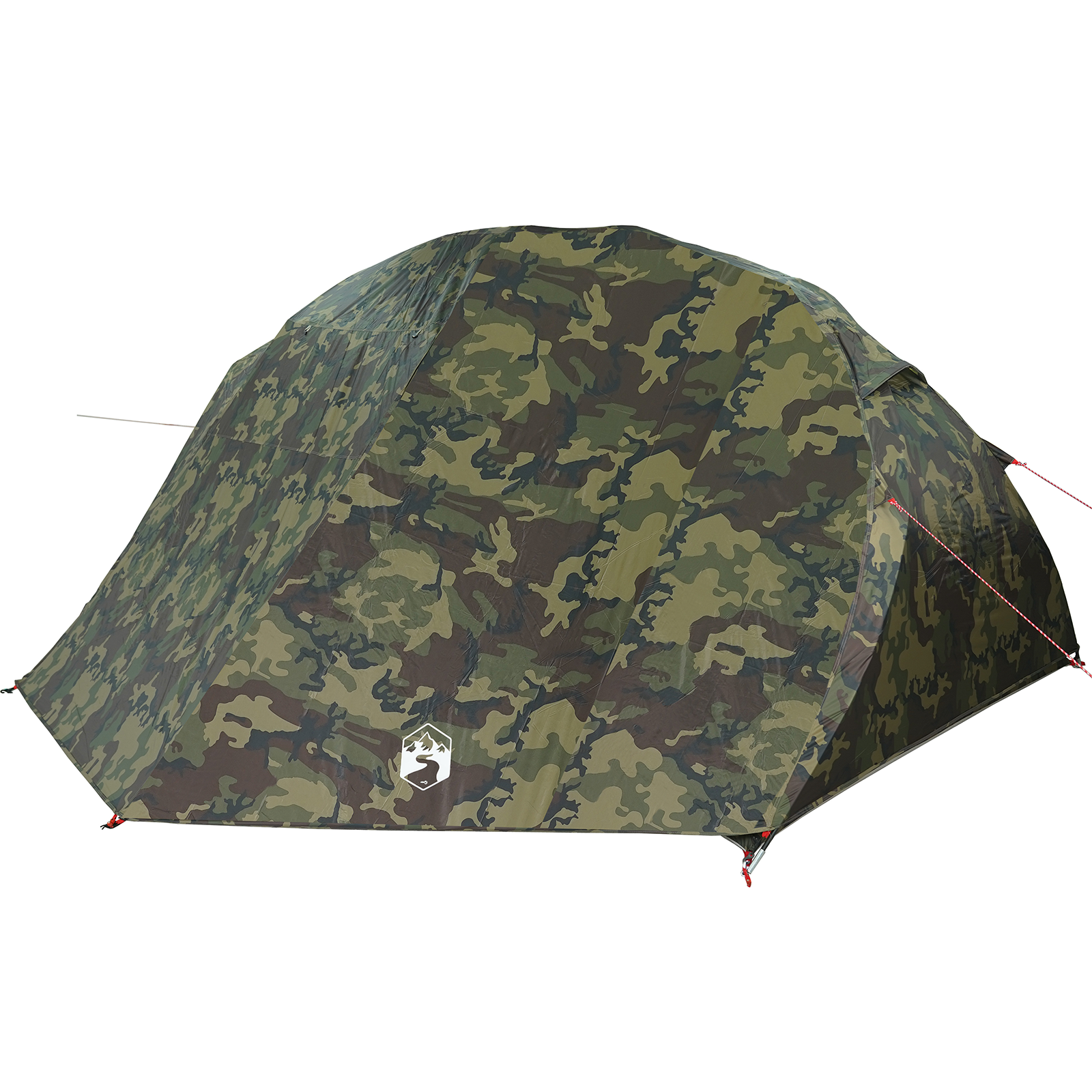 Fisketelt med tak Kamuflasje 514 x 465 x 187 cm Polyester