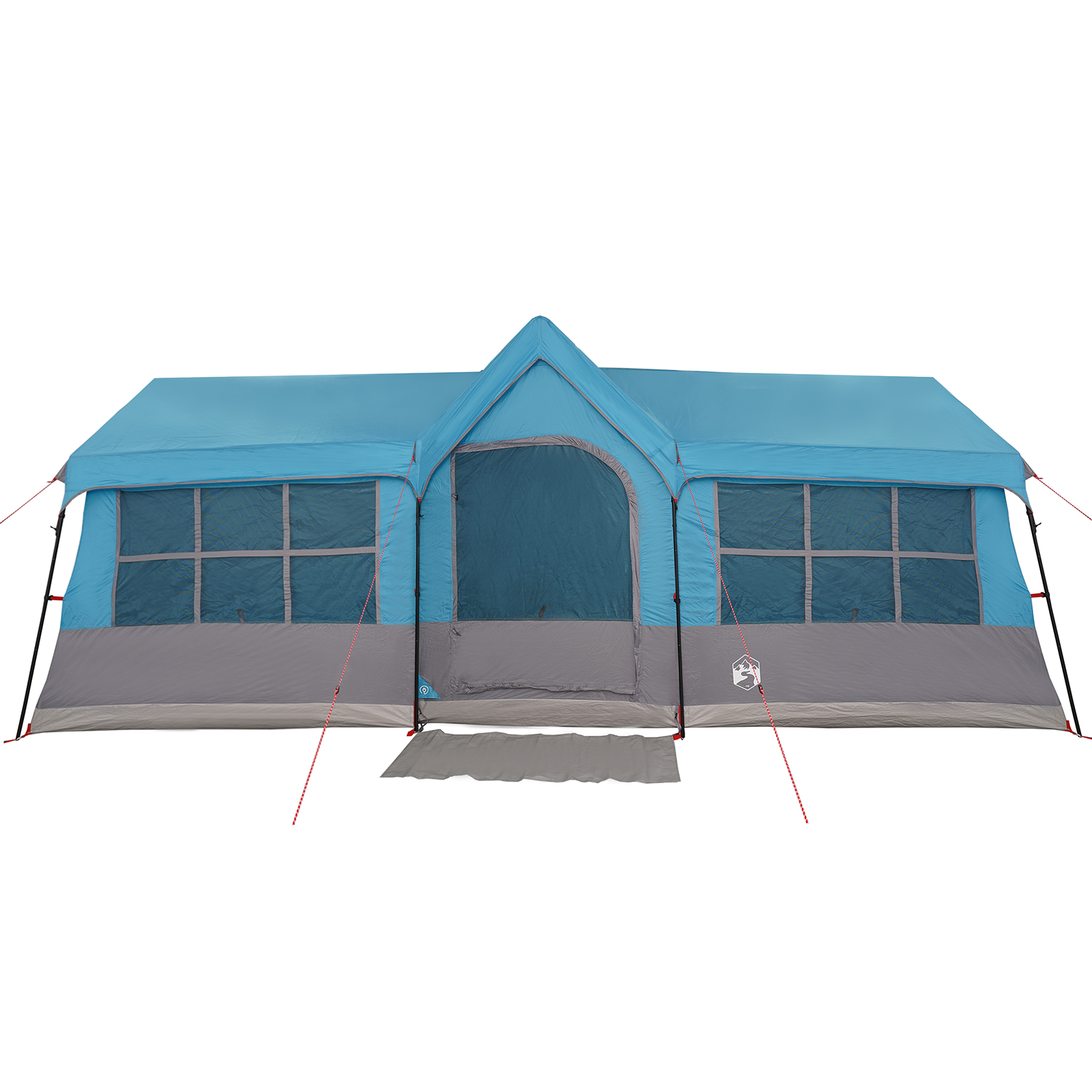 Telt med tak med luftventil Blå 622 x 295 x 238 cm Polyester