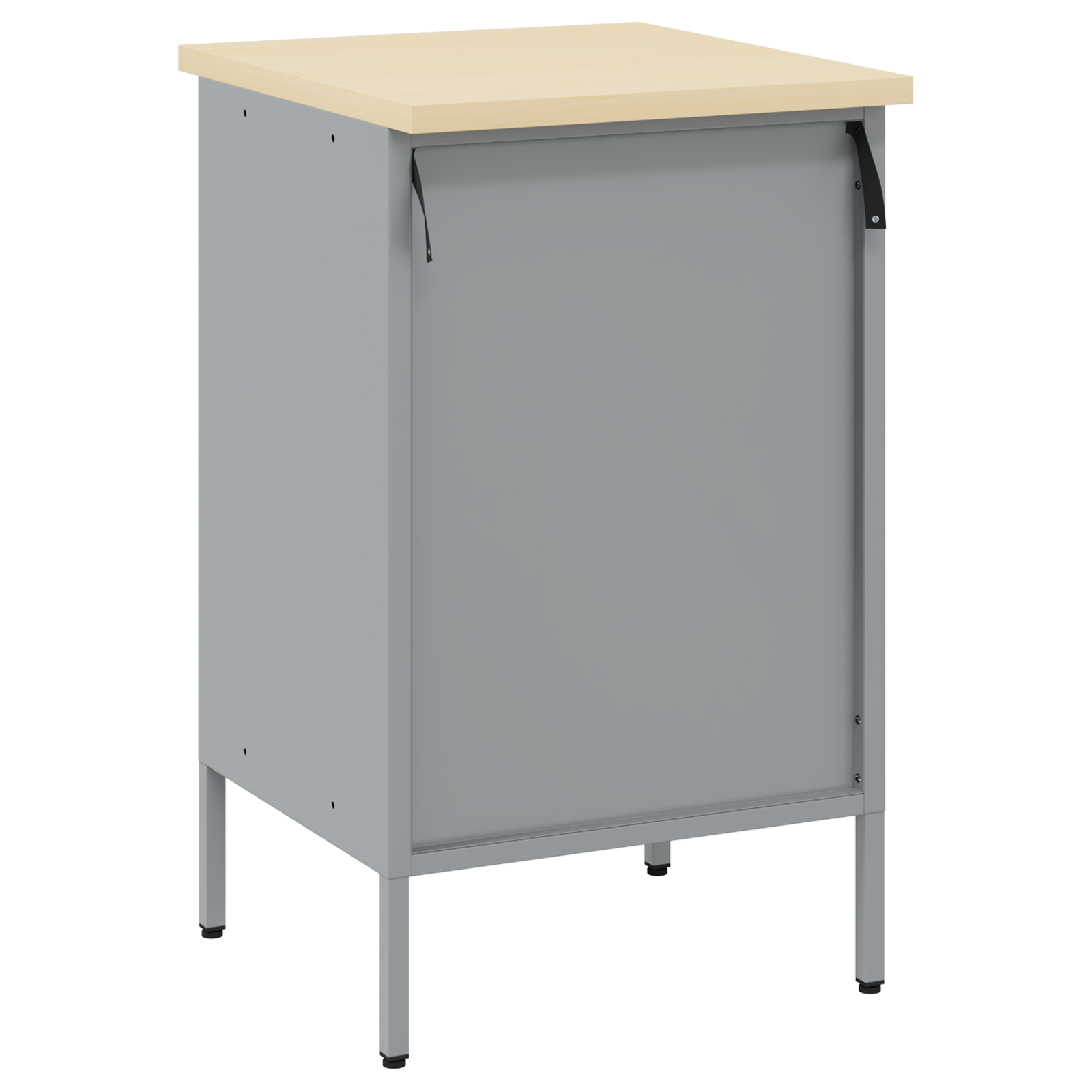 Arbeidsbenk Svart og grå 50 x 55 x 85 cm Pulverlakkert stål