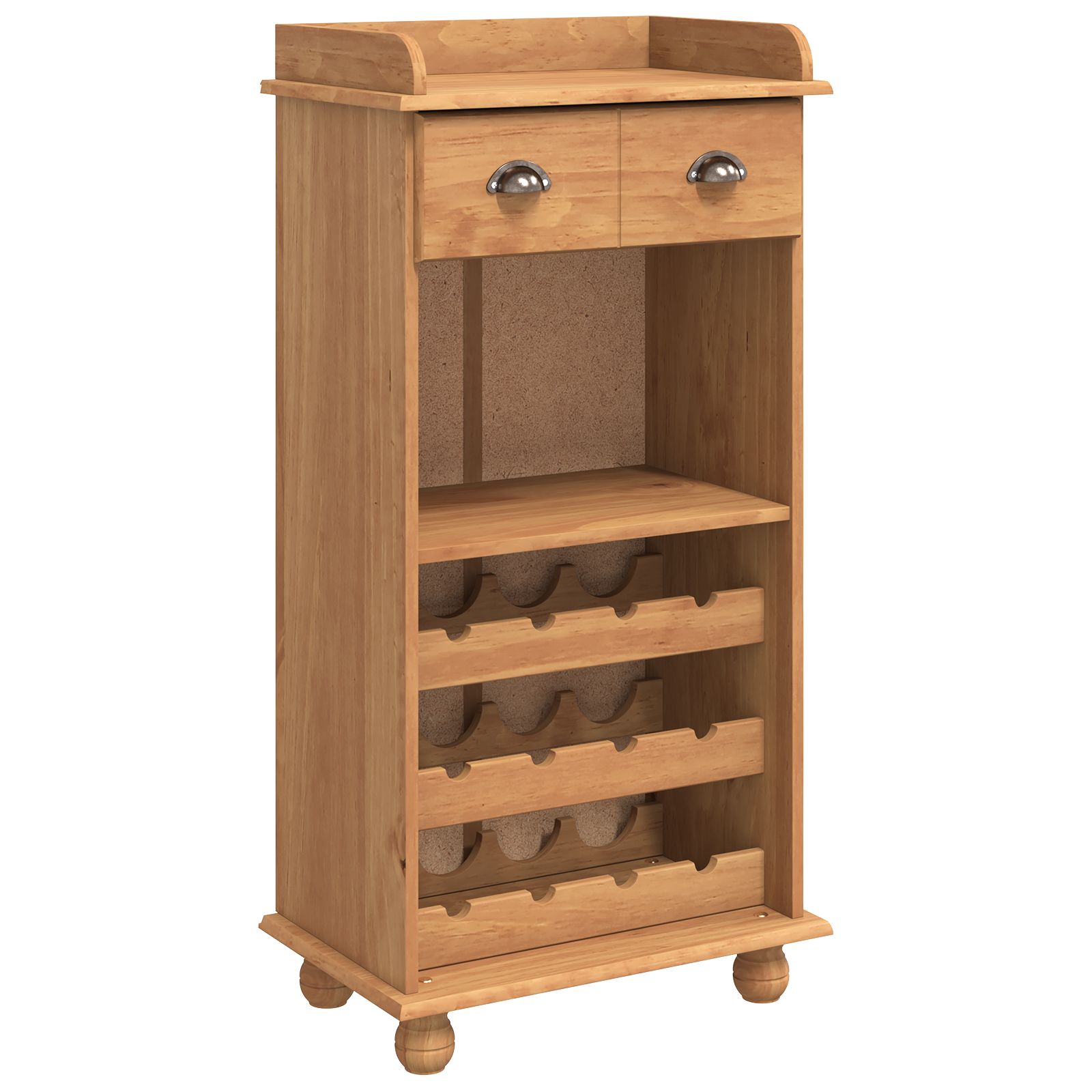 Vinskap ASKIM Brun 57 x 37 x 114 cm Heltre furu