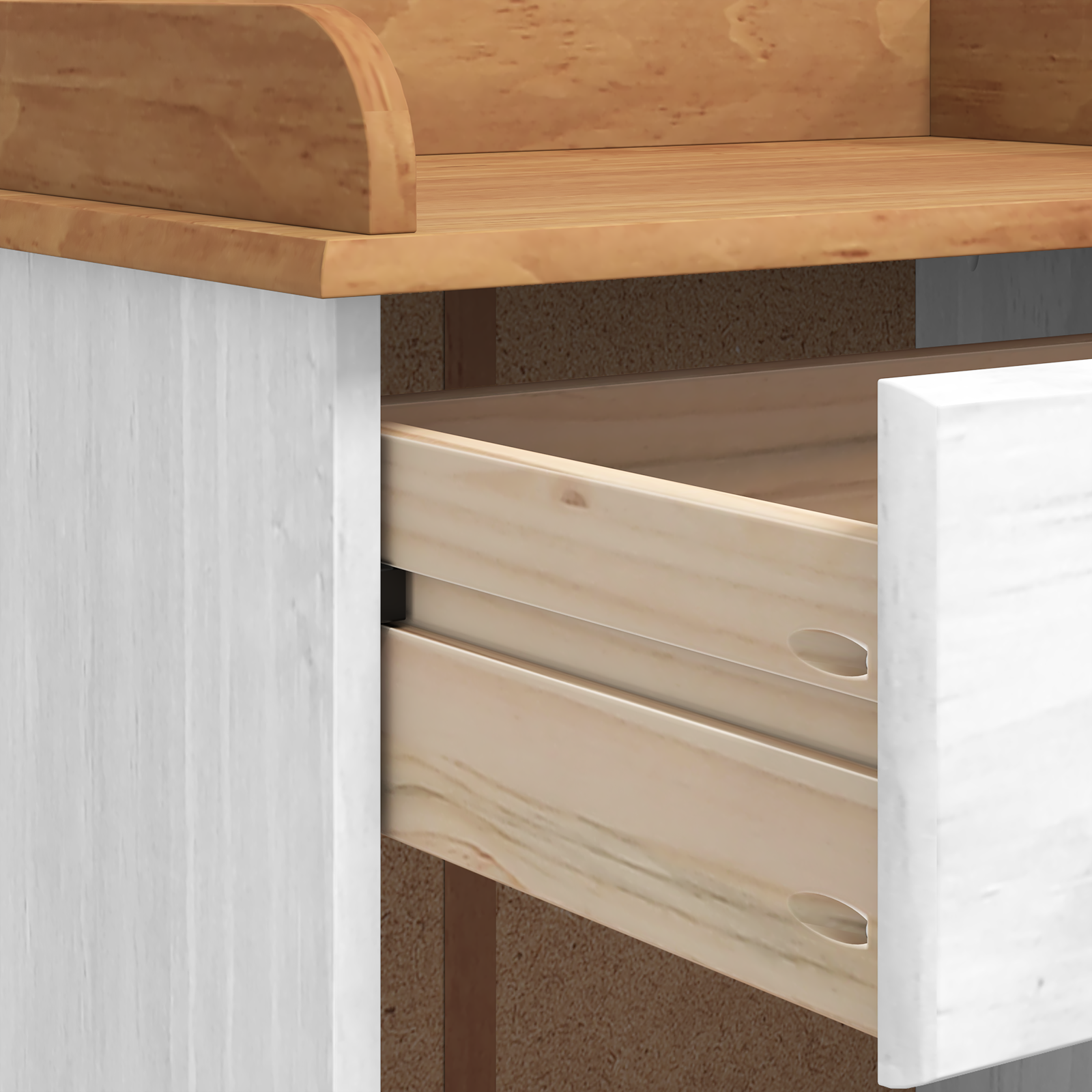 Vinskap ASKIM Hvit 57 x 37 x 114 cm Heltre furu