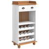 Vinskap ASKIM Hvit 57 x 37 x 114 cm Heltre furu